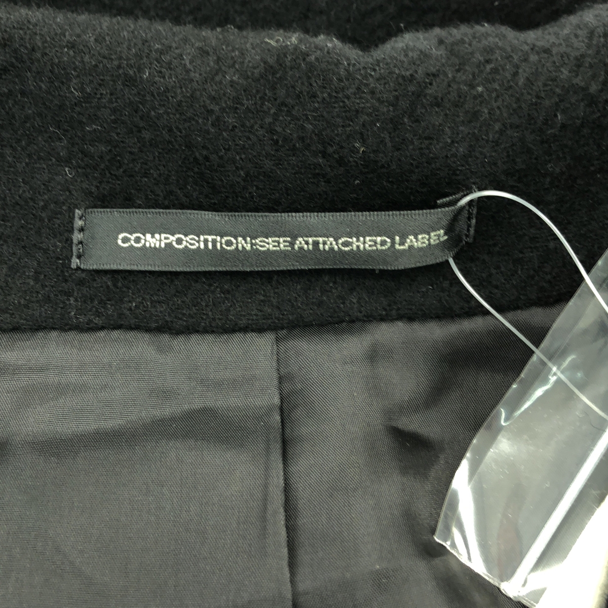 Y's / ワイズヨウジヤマモト ウール オーバーシルエット ショート コート / 総裏地