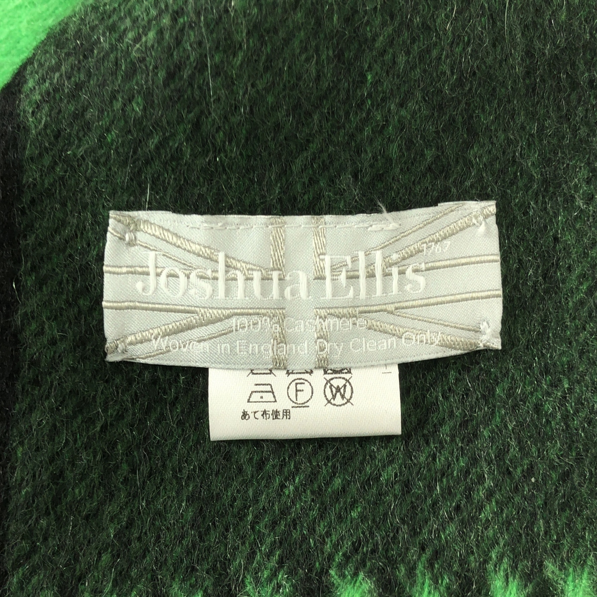 JOSHUA ELLIS / ジョシュアエリス カシミヤ チェック フリンジ マフラー