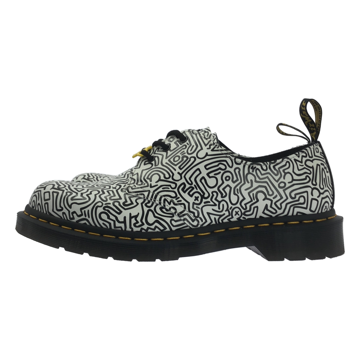 Dr.Martens / ドクターマーチン × KEITH HARING / キース・ヘリング 1461 KH FIG / 総柄 レザー シューズ