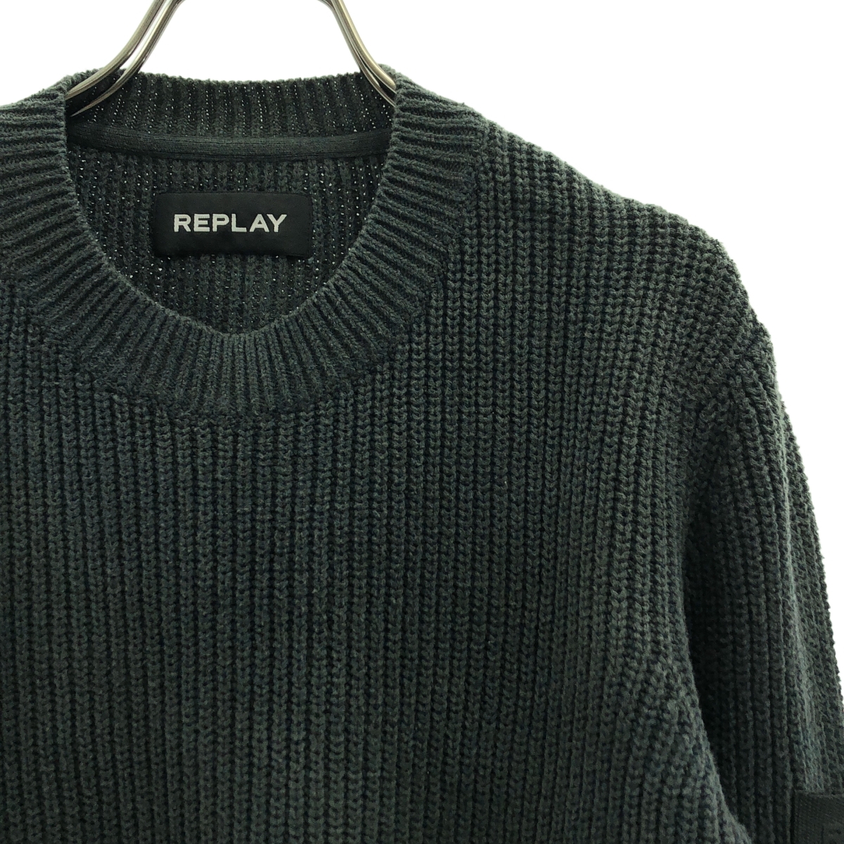 その他 ワッペンロゴ ニット セーター