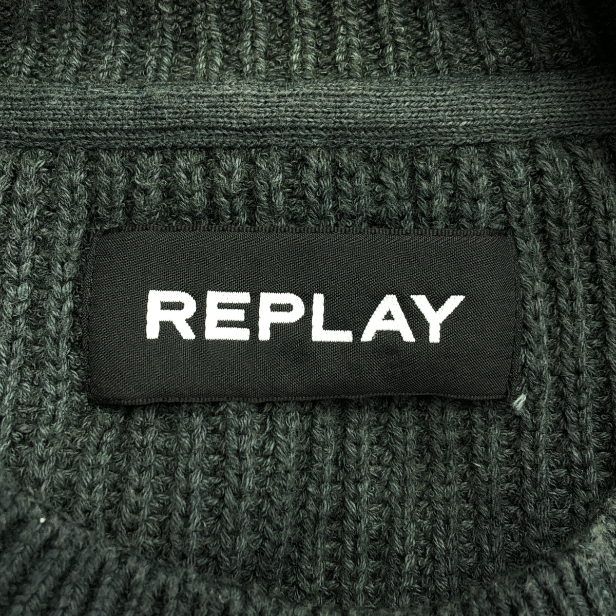 その他 ワッペンロゴ ニット セーター