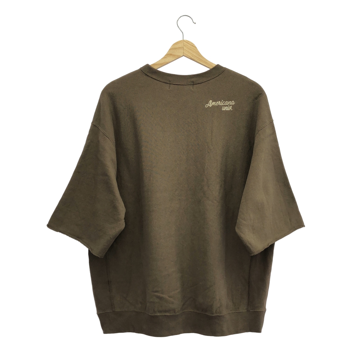 その他 【 AMERICANA / アメリカーナ 】HALF  SLEEVE SWEAT / ロゴ ハーフスリーブスウェット