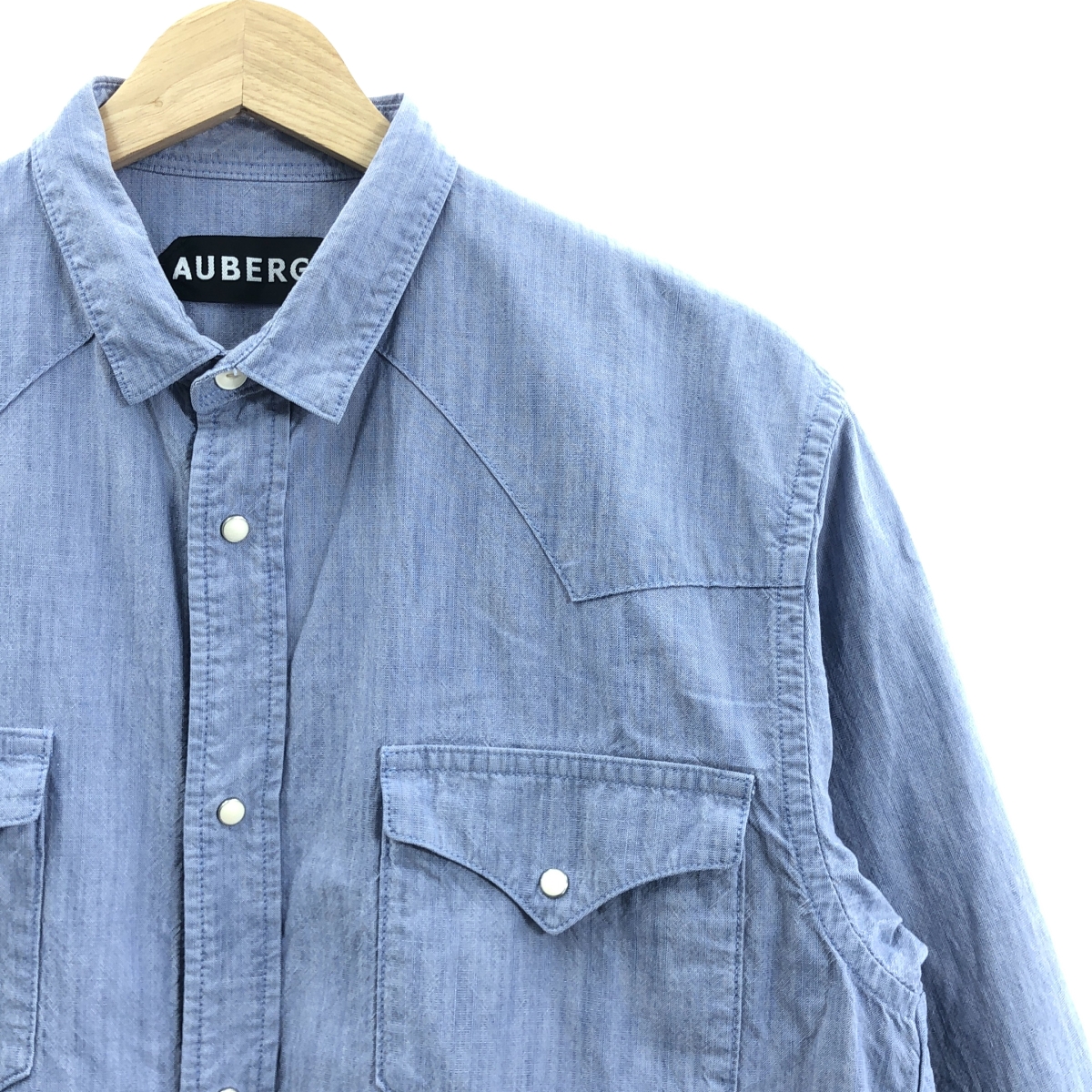 AUBERGE / オーベルジュ シャンブレー オーバー ウエスタンシャツ