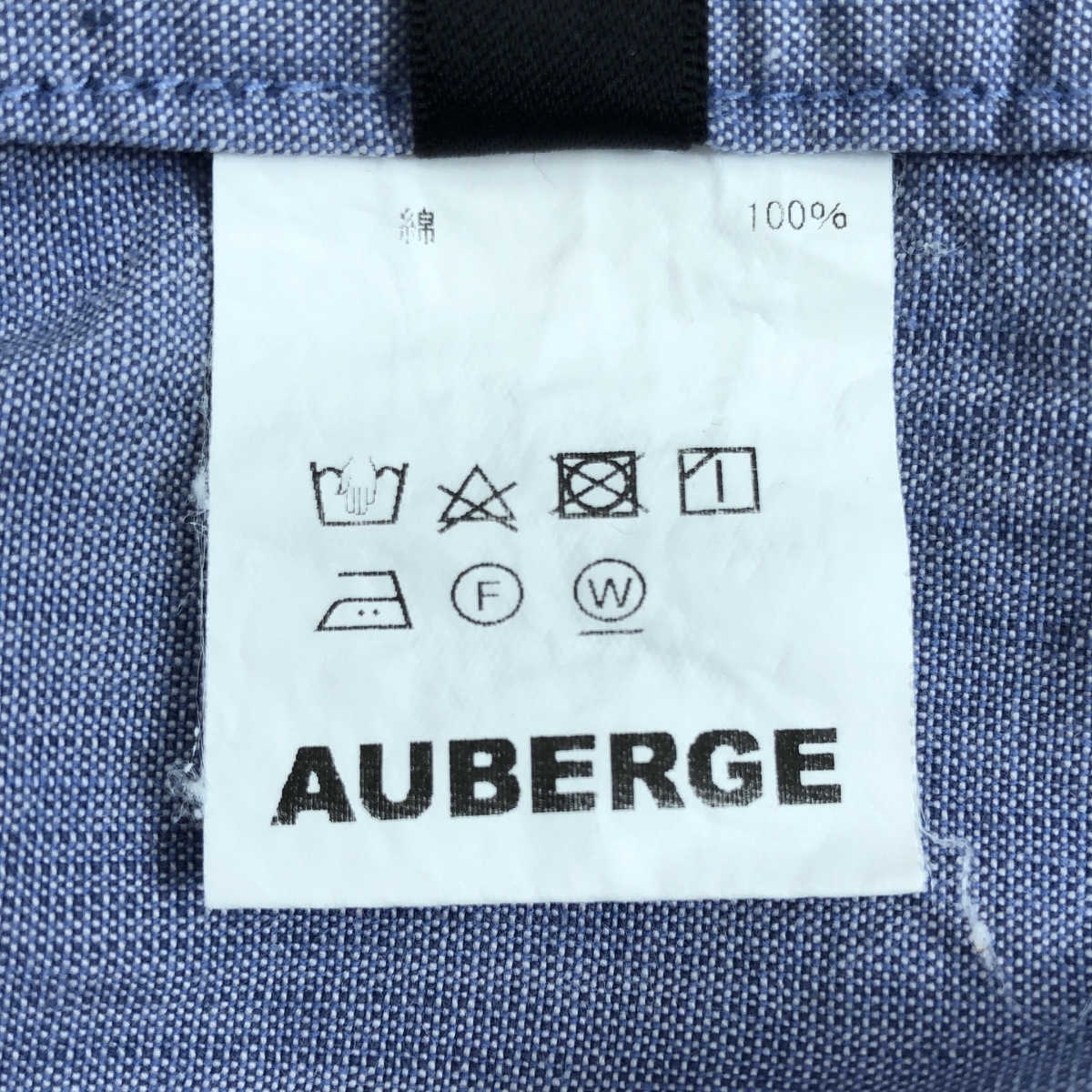 AUBERGE / オーベルジュ シャンブレー オーバー ウエスタンシャツ