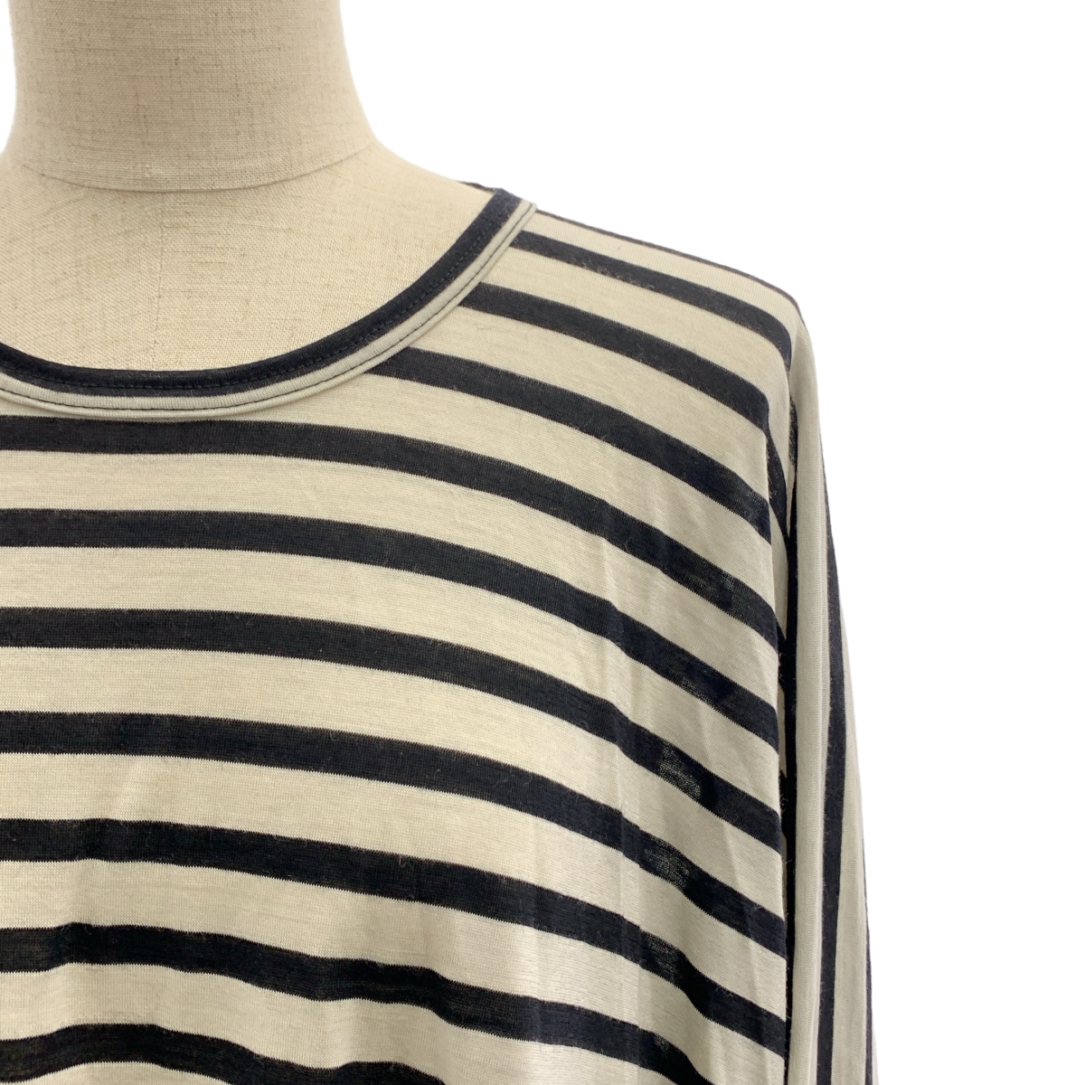 JUNYA WATANABE / ジュンヤワタナベ ウール クルーネック ボーダー カットソー