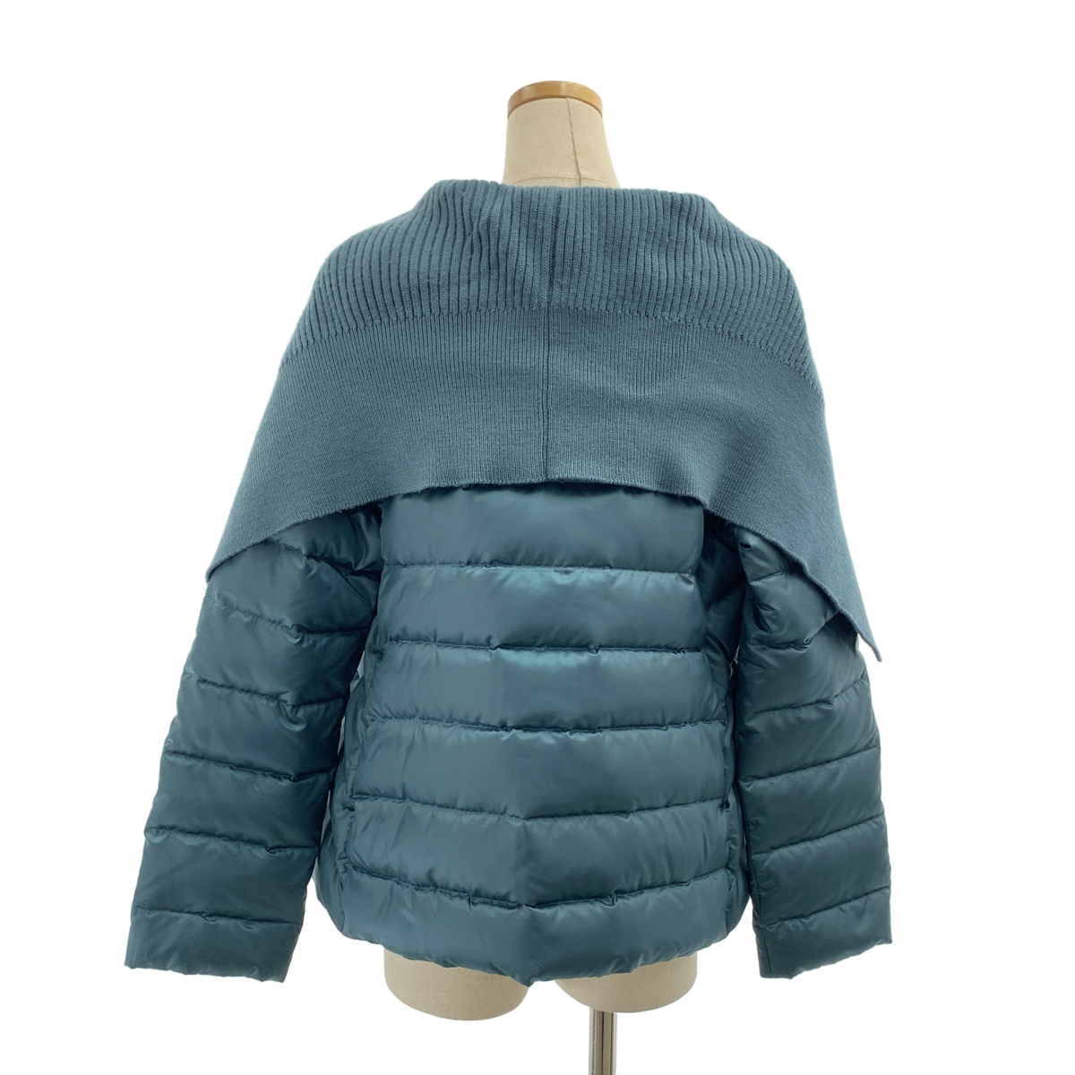 ISSEY MIYAKE / イッセイミヤケ リブニット切替 ダウン ジャケット