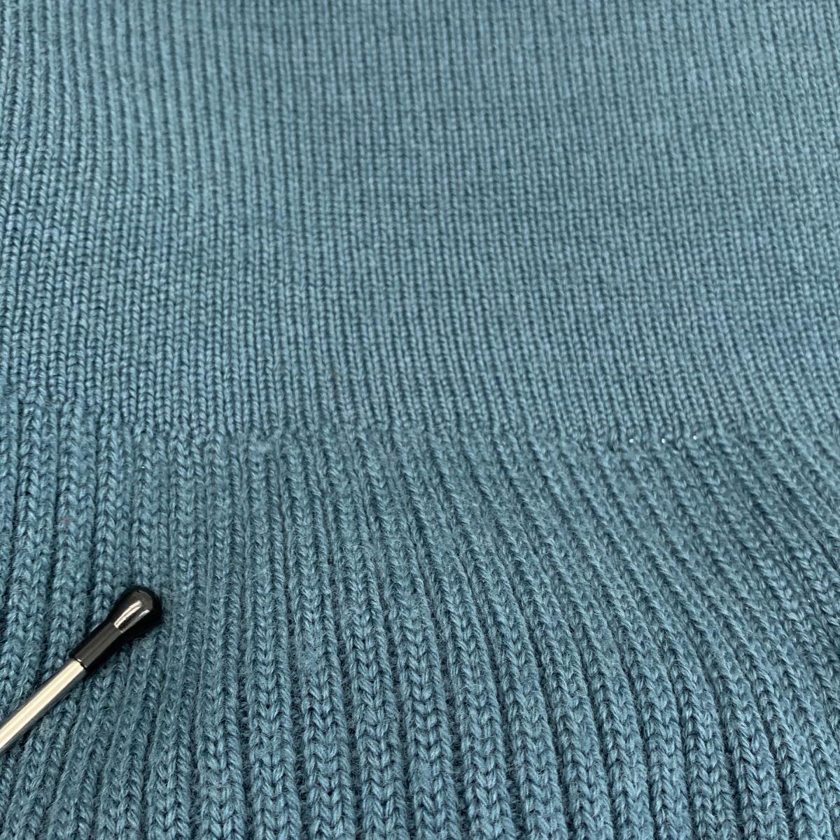 ISSEY MIYAKE / イッセイミヤケ リブニット切替 ダウン ジャケット