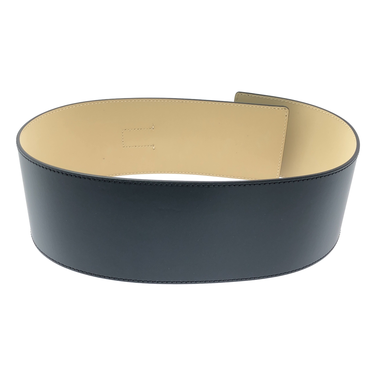 Max Mara / マックスマーラ ワイド レザー ベルト