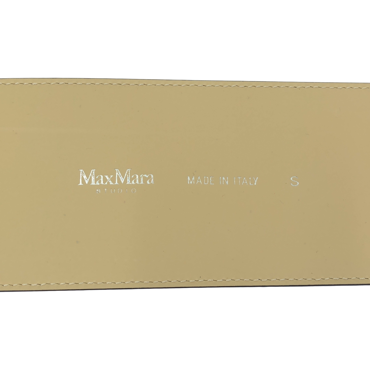 Max Mara / マックスマーラ ワイド レザー ベルト