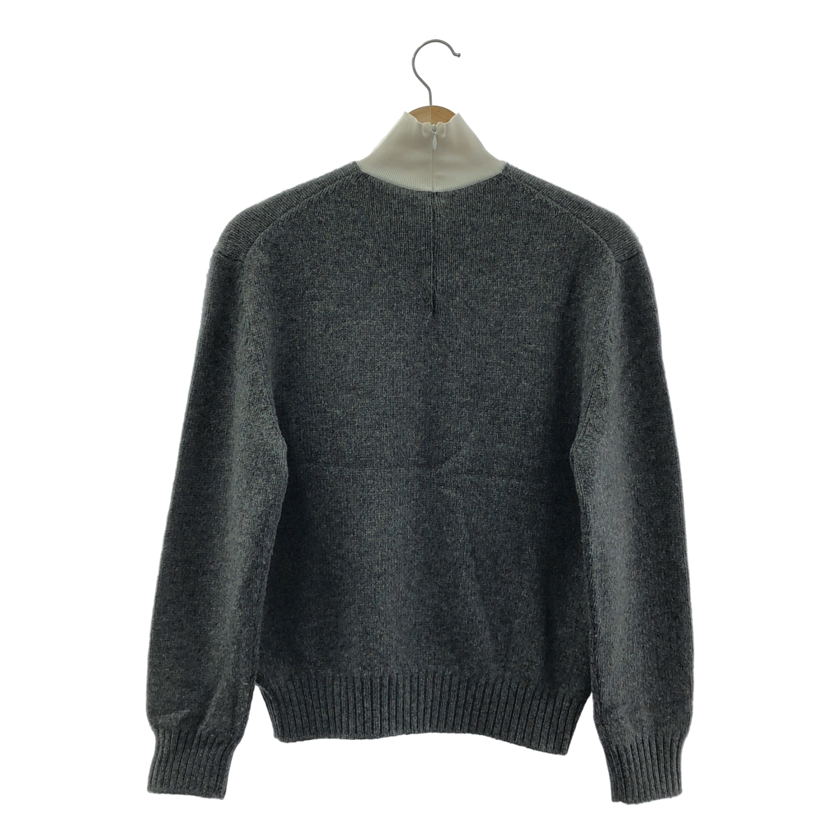 PRADA / プラダ ウール カシミヤ混 ロゴ ハイネック ニット