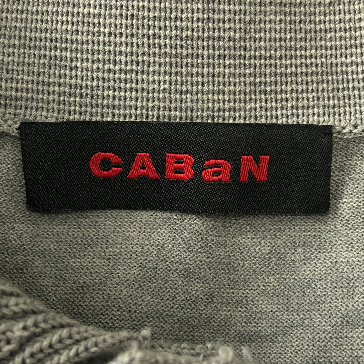 CABaN / キャバン コットン ポロニット プルオーバー