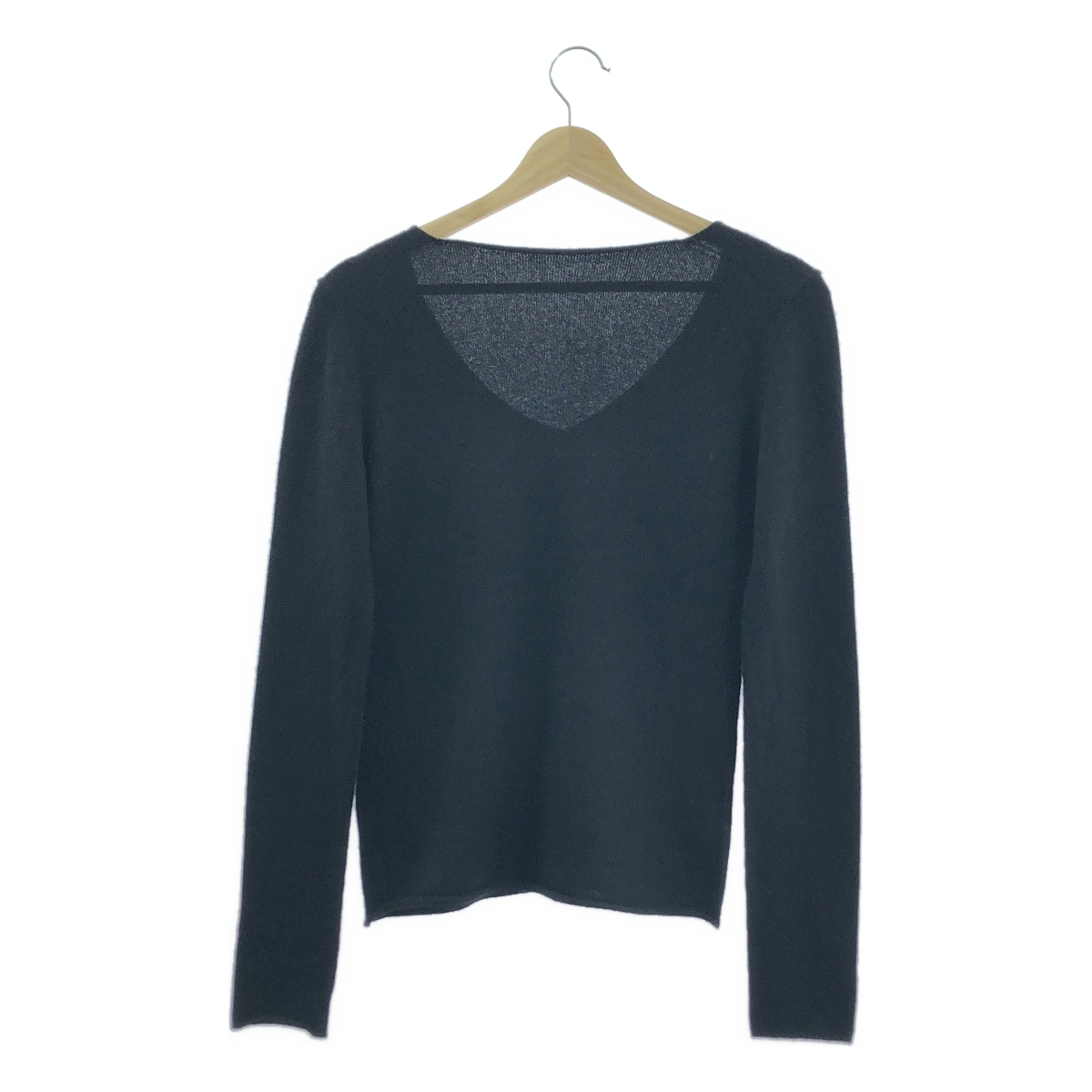 lucien pellat-finet / ルシアンペラフィネ カシミヤ スカル エンブロイダリー Vネックニット