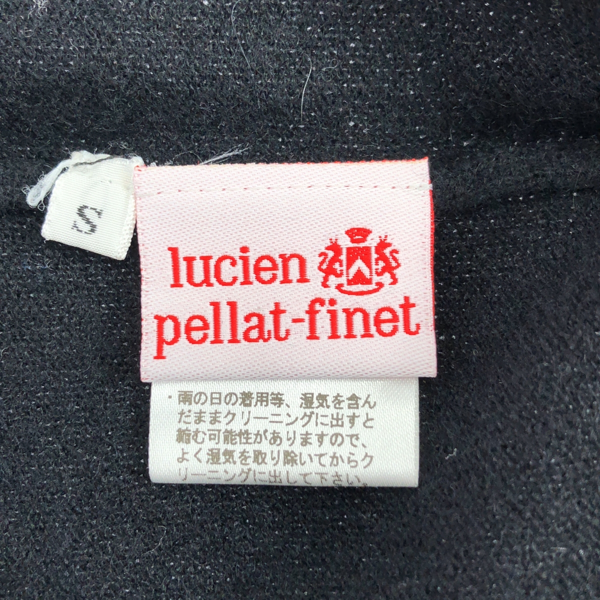 lucien pellat-finet / ルシアンペラフィネ カシミヤ スカル エンブロイダリー Vネックニット