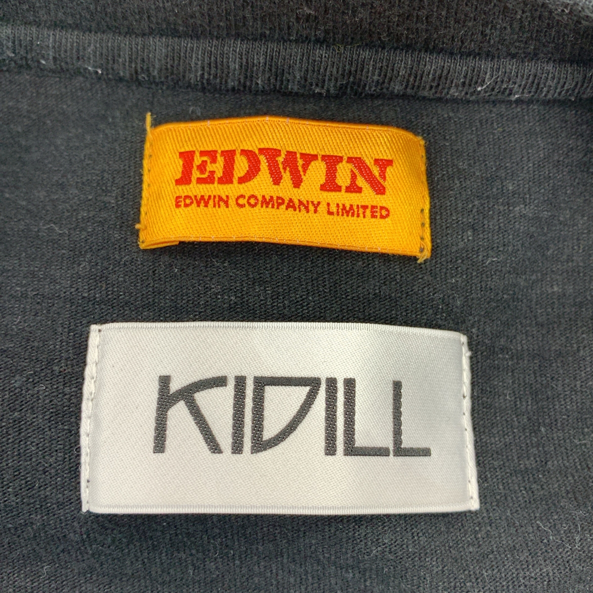 KIDILL / キディル × EDWIN A Mess T-shirts バック プリント カットソー