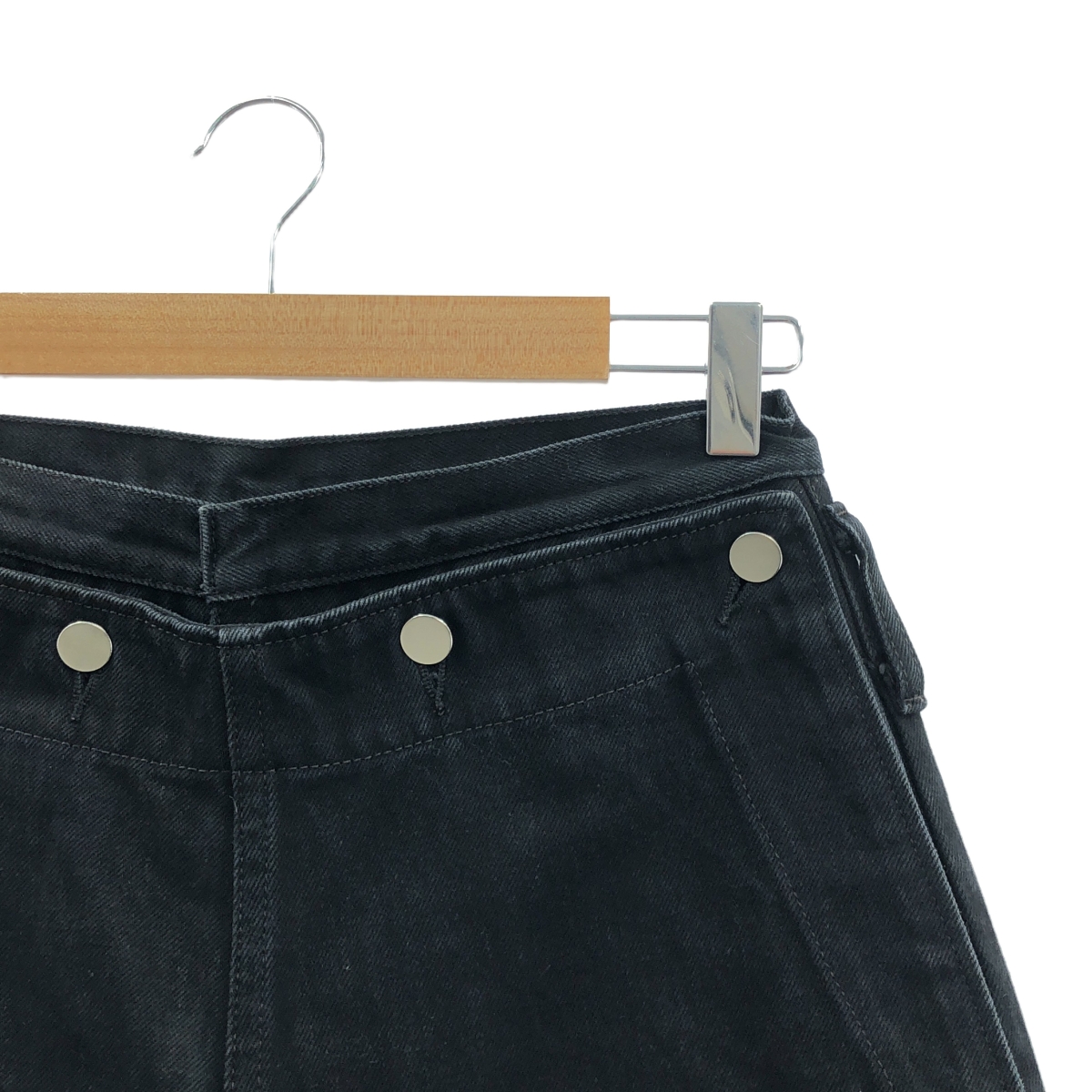 ​TUKI / ツキ 0032 TYPE3 セーラー ワイド ブラックデニムパンツ