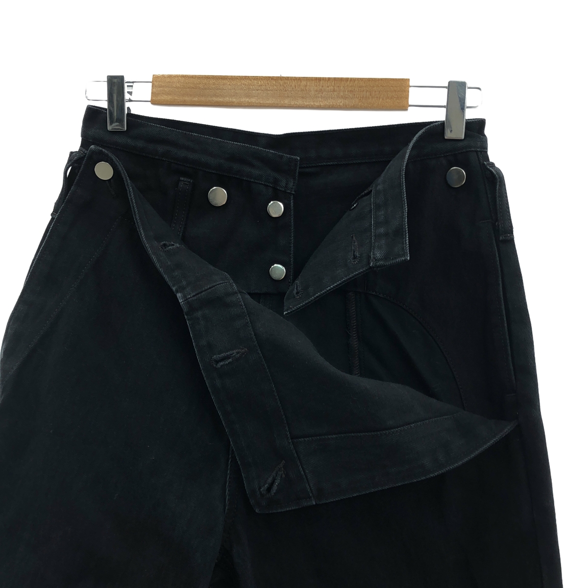 ​TUKI / ツキ 0032 TYPE3 セーラー ワイド ブラックデニムパンツ