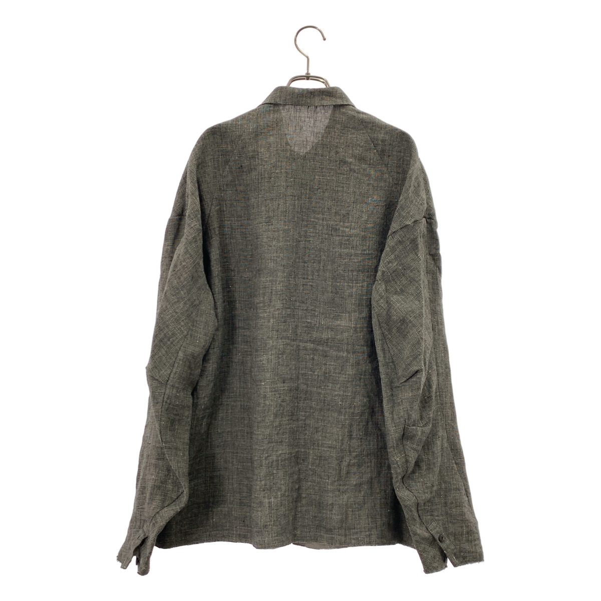 DEVOA / デヴォア リネン グレンチェック シャツ