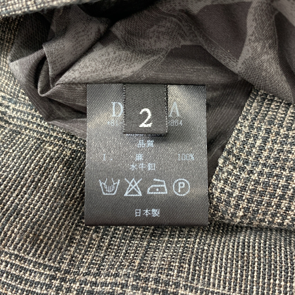 DEVOA / デヴォア リネン グレンチェック シャツ