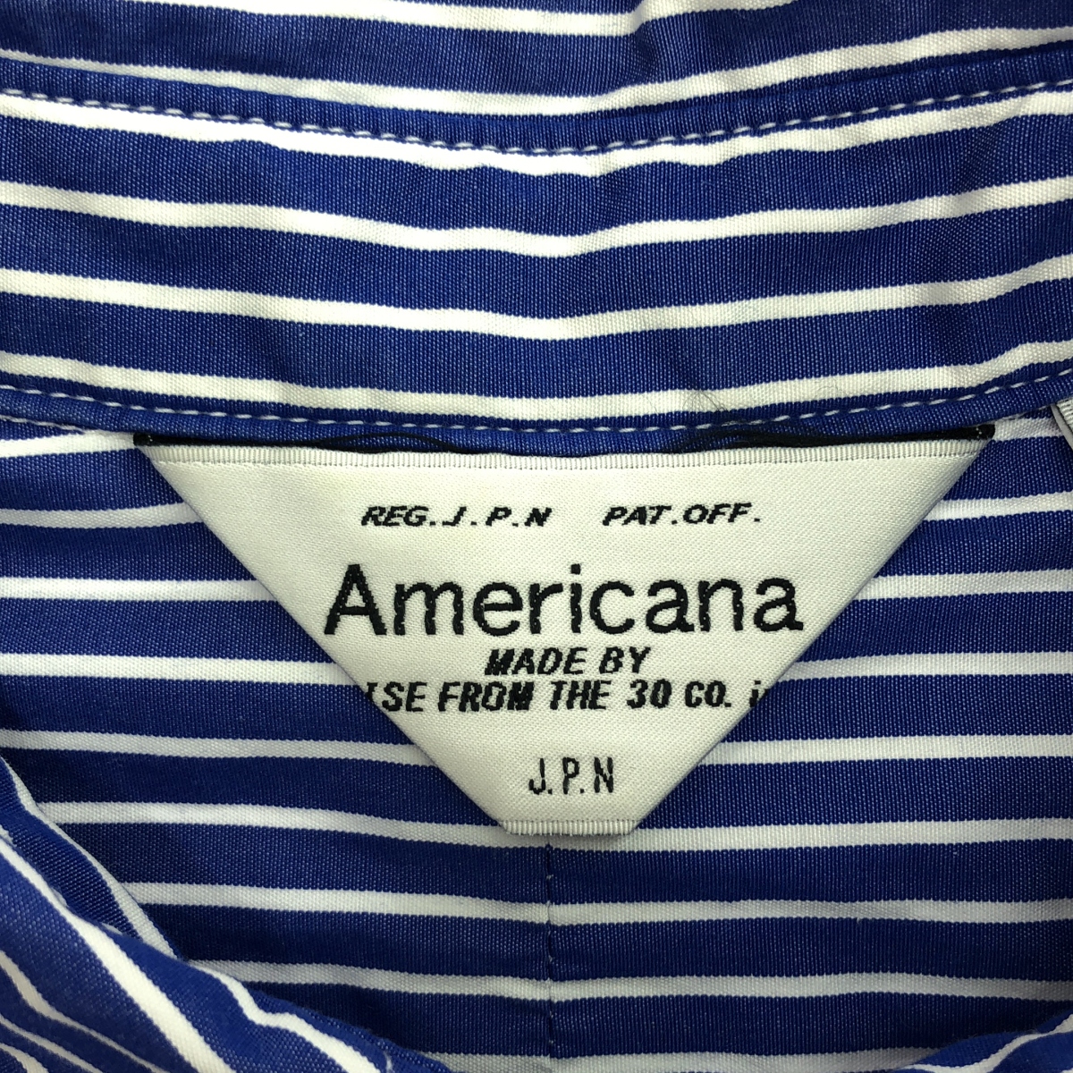 Deuxieme Classe / ドゥーズィエムクラス × AMERICANA AMERI ストライプ シャツ ワンピース