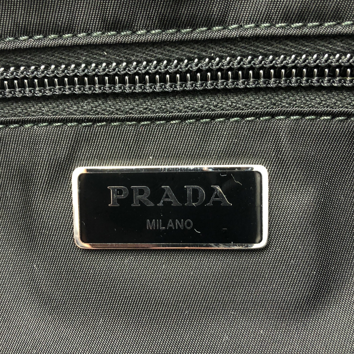 PRADA / プラダ 2VL005 三角ロゴプレート ナイロン ボディ ウエストバッグ