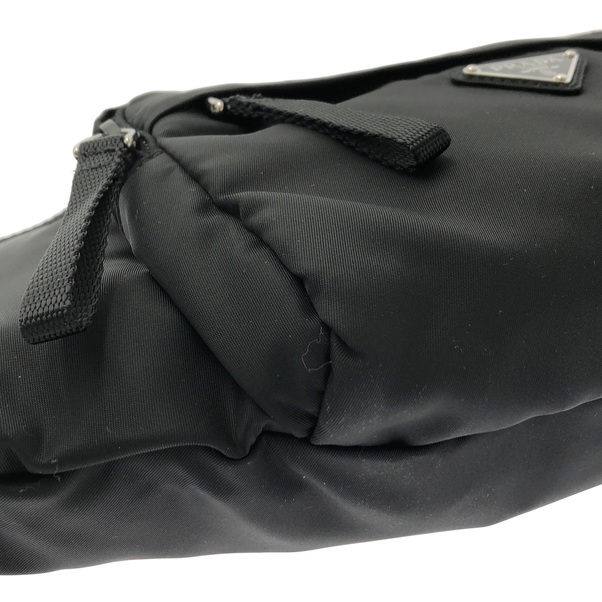 PRADA / プラダ 2VL005 三角ロゴプレート ナイロン ボディ ウエストバッグ