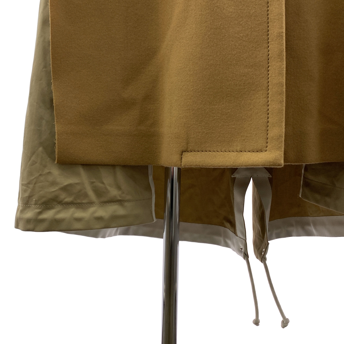 sacai / サカイ カットアウト ギャザー ロングコート