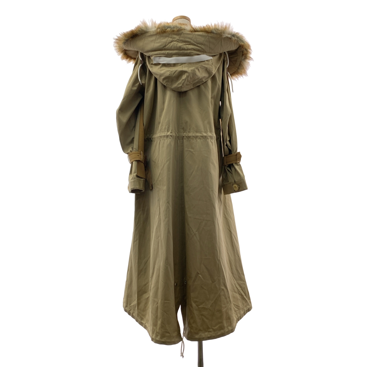 sacai / サカイ カットアウト ギャザー ロングコート