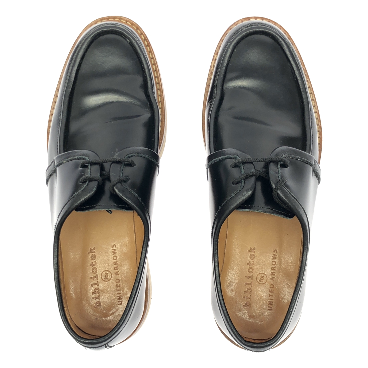 UNITED ARROWS / ユナイテッドアローズ × bibliotek レザー レースアップ シューズ 革靴