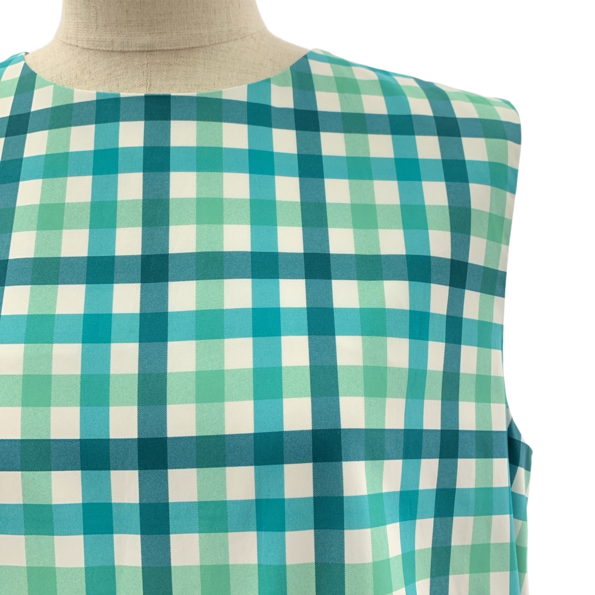 その他 tsuntsun gingham balloon OP チェック ワンピース