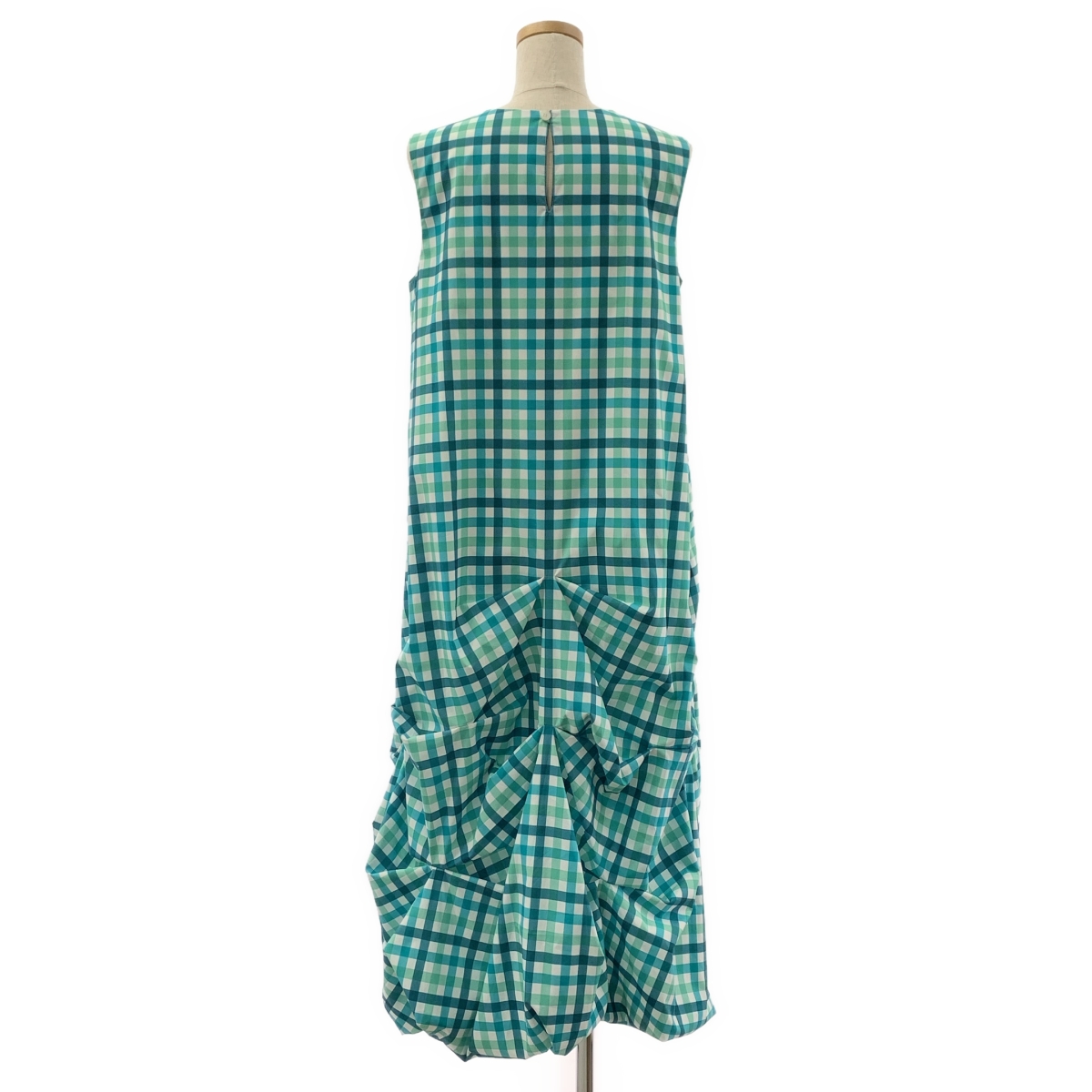 その他 tsuntsun gingham balloon OP チェック ワンピース