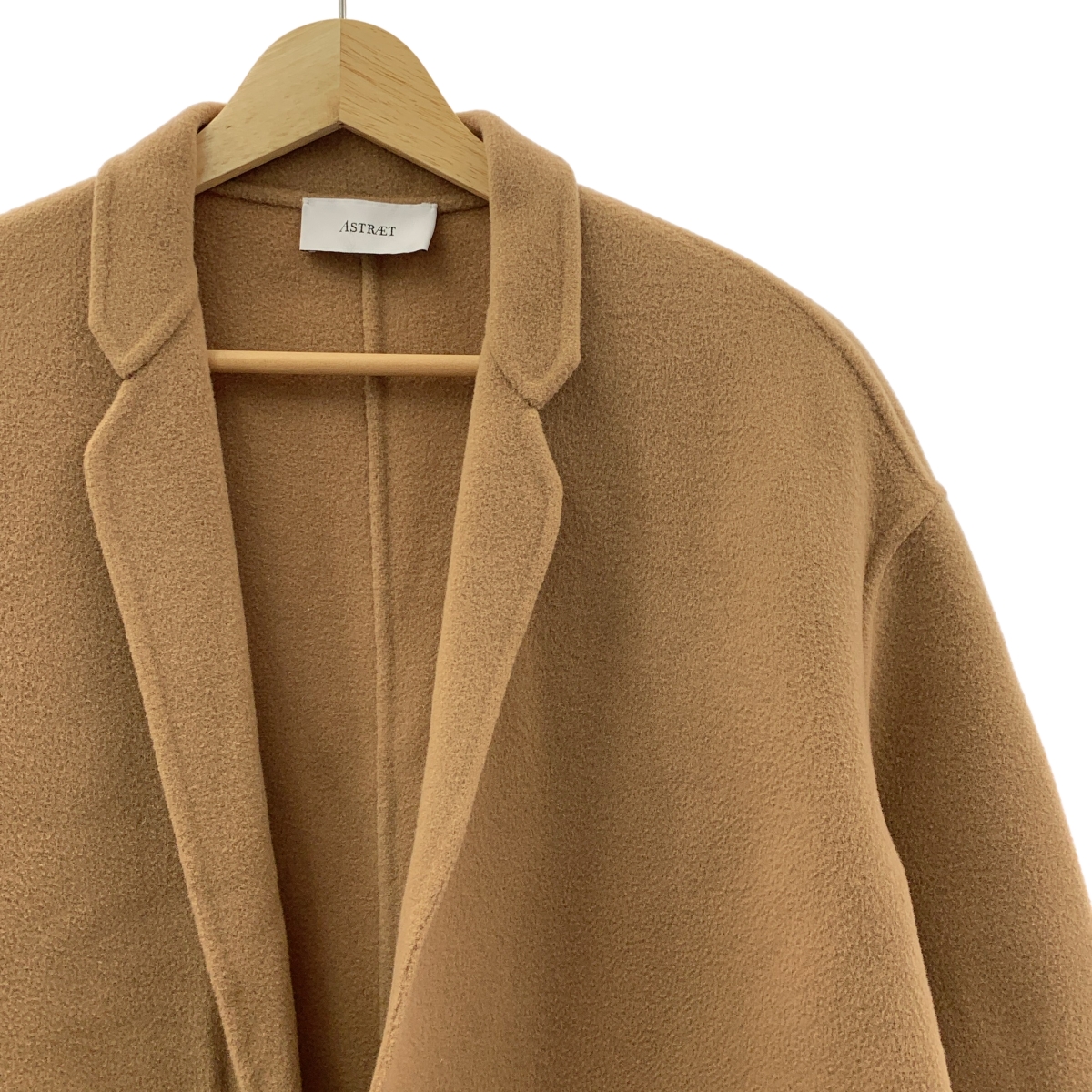 ASTRAET / アストラット ウール リバー スタンド チェスターコート