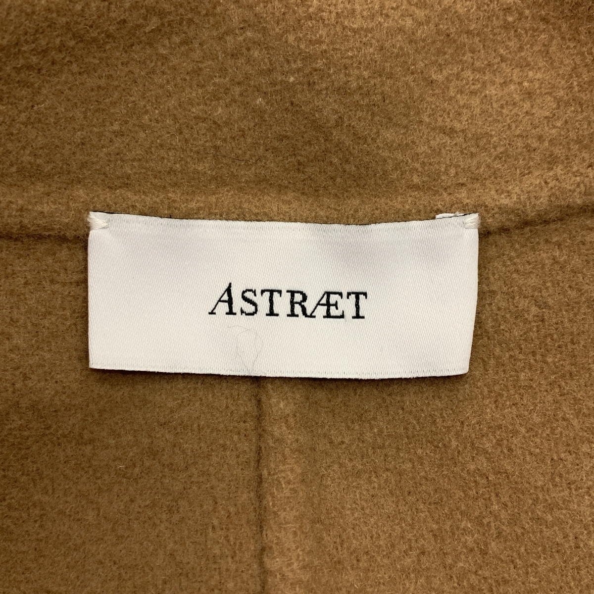 ASTRAET / アストラット ウール リバー スタンド チェスターコート