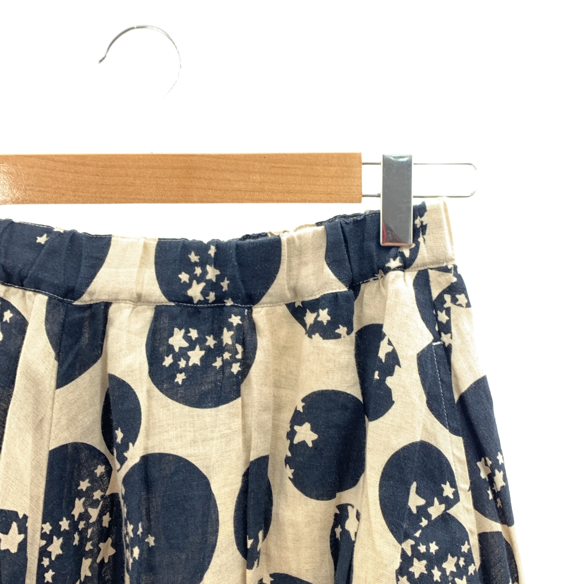 COMME des GARCONS COMME des GARCONS / コムコム 総柄 パッチ ドローストリング ギャザー ボリューム スカート