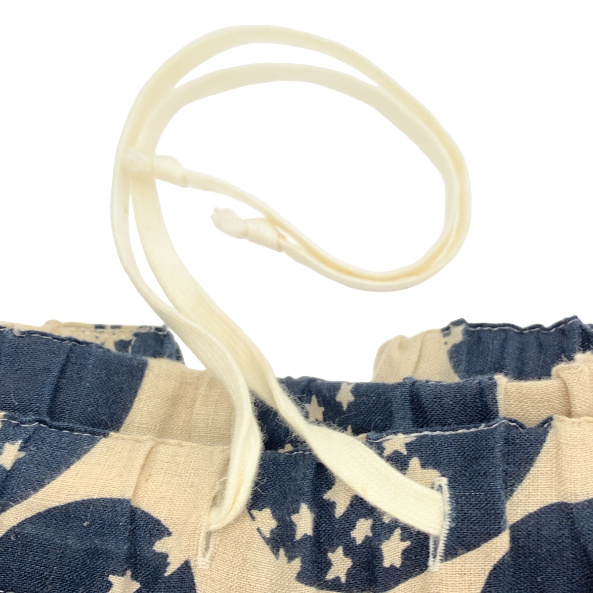 COMME des GARCONS COMME des GARCONS / コムコム 総柄 パッチ ドローストリング ギャザー ボリューム スカート