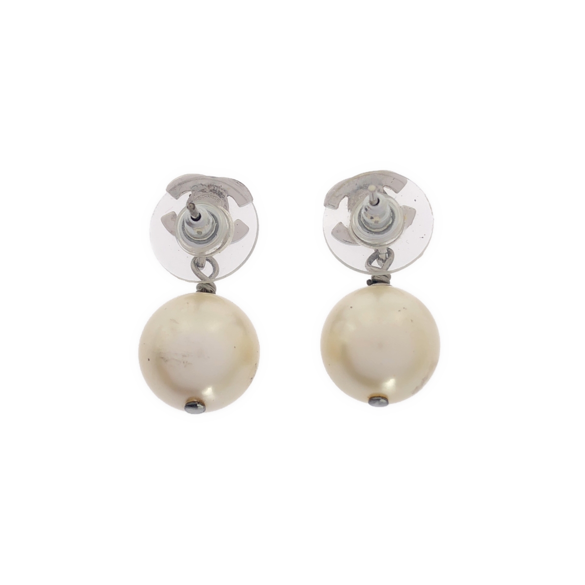 CHANEL / シャネル 2ペア ココマーク ラインストーン パール ピアス