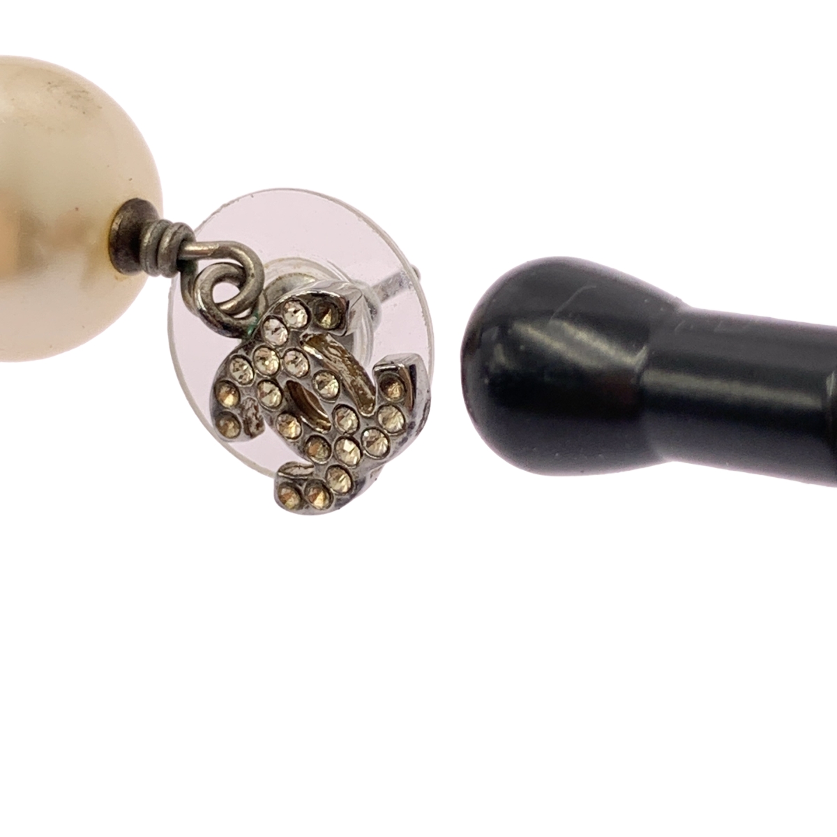 CHANEL / シャネル 2ペア ココマーク ラインストーン パール ピアス