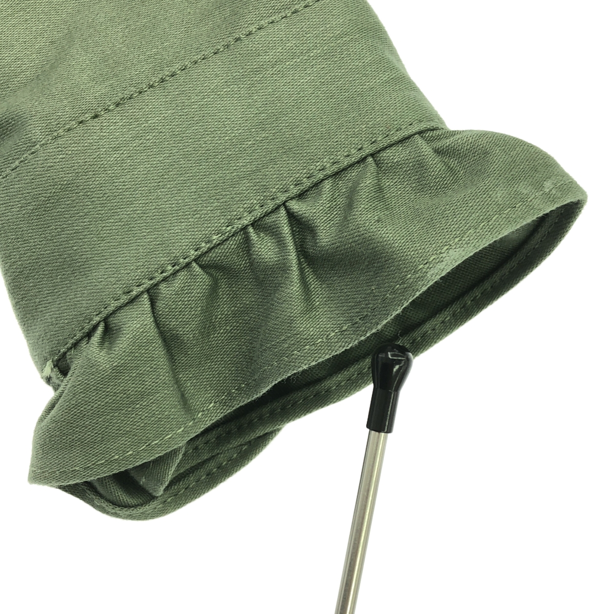 HANA TO GUITAR / ハナトギター コットン フリル スタンドカラー リボン シャツ