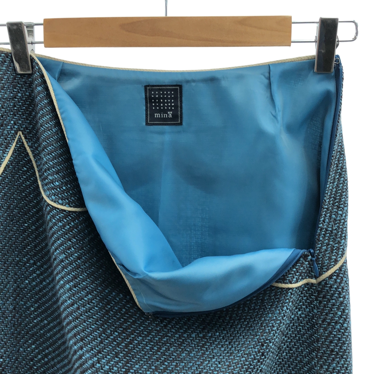 mina perhonen / ミナペルホネン moon light ムーンライト / ウール混 ロングスカート