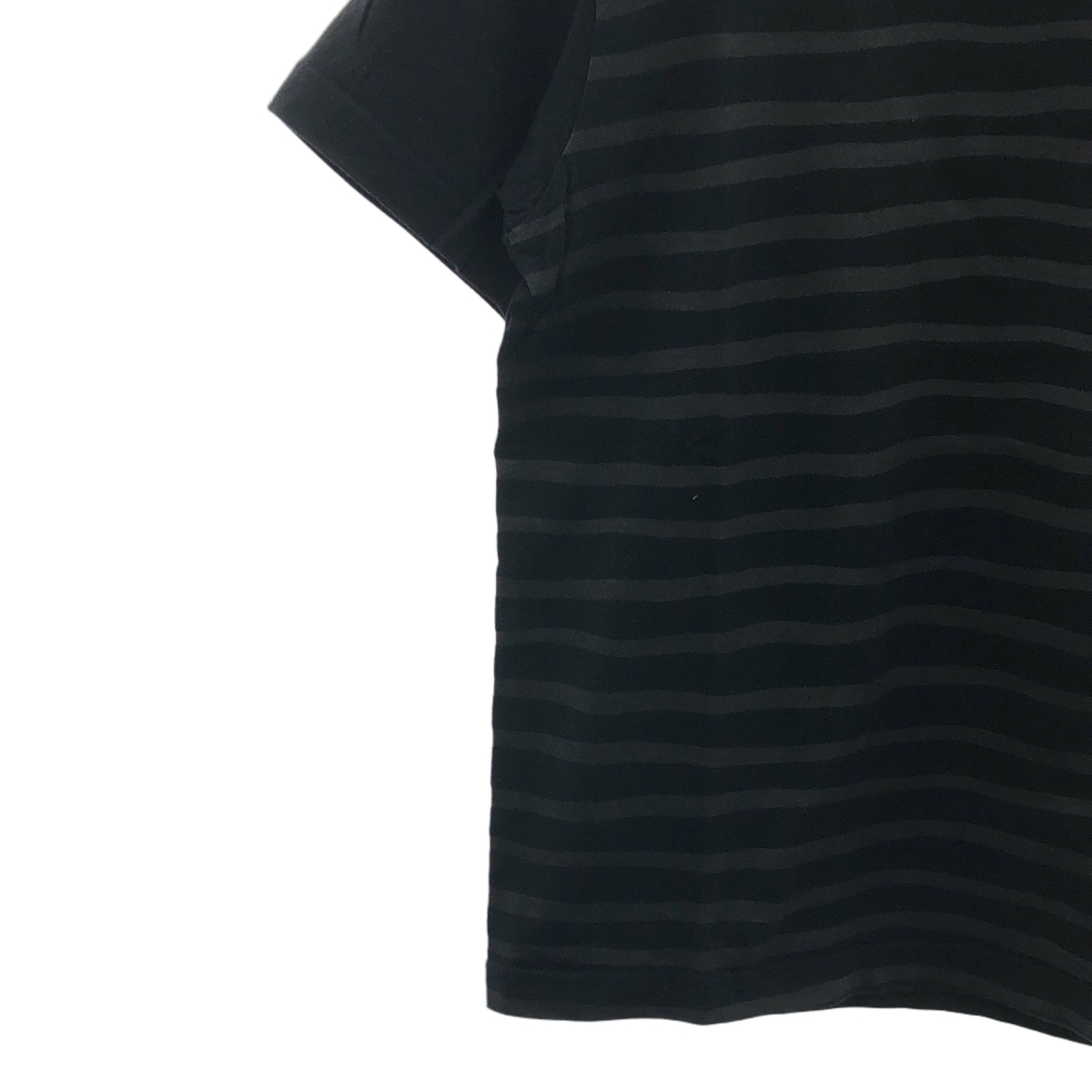 COMME des GARCONS COMME des GARCONS / コムコム フロントボーダー コットン Tシャツ