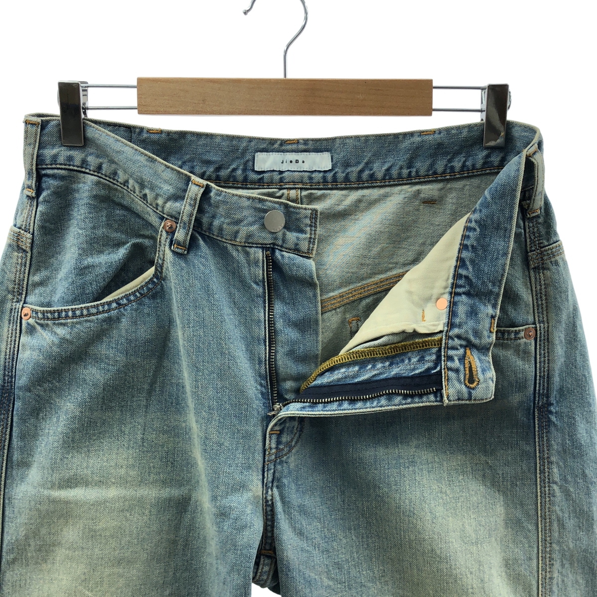 JieDa / ジエダ USED 3D WORK DENIM ユーズド 3D ワーク デニムパンツ