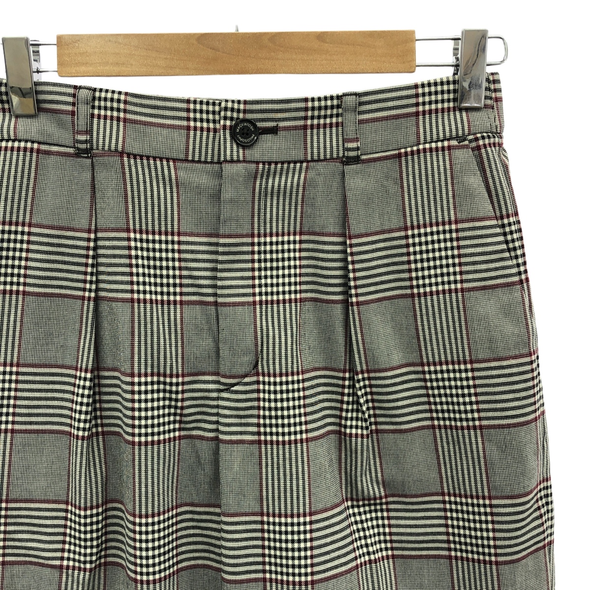 MACKINTOSH PHILOSOPHY / マッキントッシュフィロソフィー チェック タック スラックス パンツ