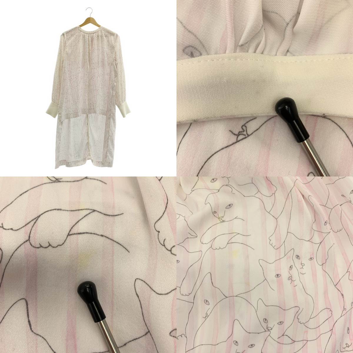 TARO HORIUCHI / タロウホリウチ 総柄 キャット ワンピース