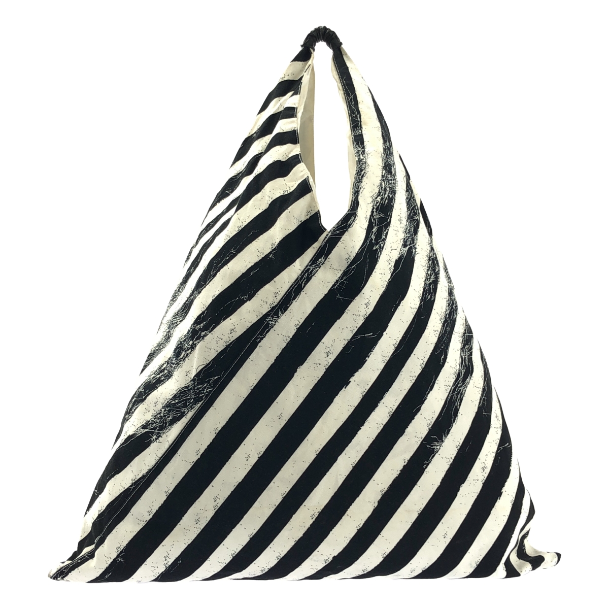 MM6 Maison Margiela / エムエムシックスメゾンマルジェラ ストライプ柄 ヴィンテージプリント ジャパニーズ トート バッグ