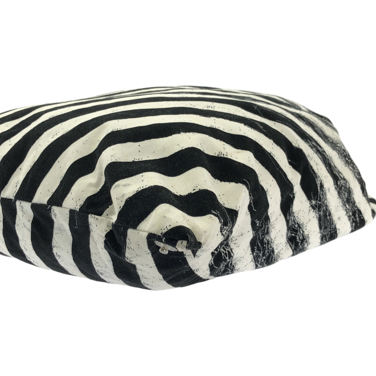 MM6 Maison Margiela / エムエムシックスメゾンマルジェラ ストライプ柄 ヴィンテージプリント ジャパニーズ トート バッグ