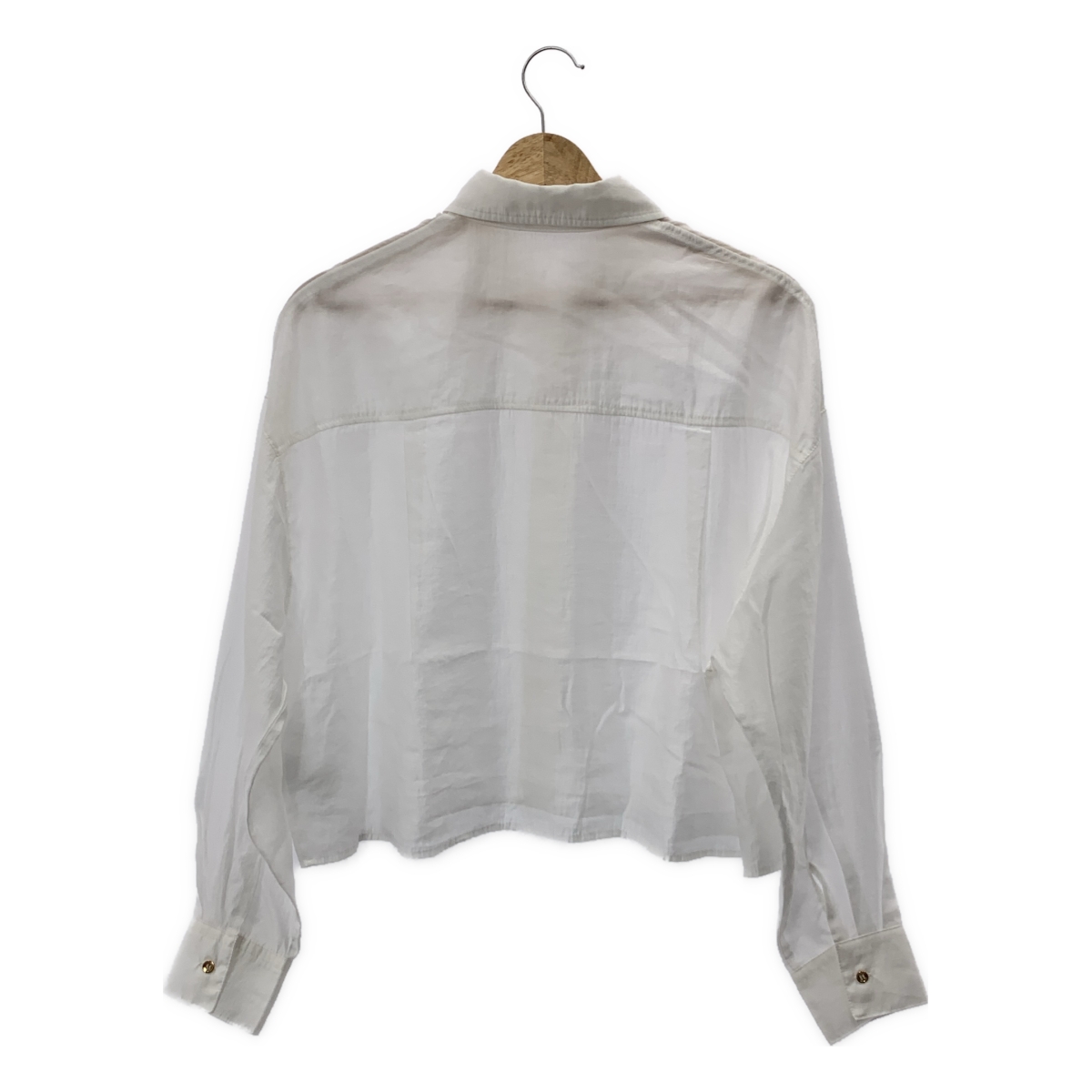 その他 シアー クロップド シャツ