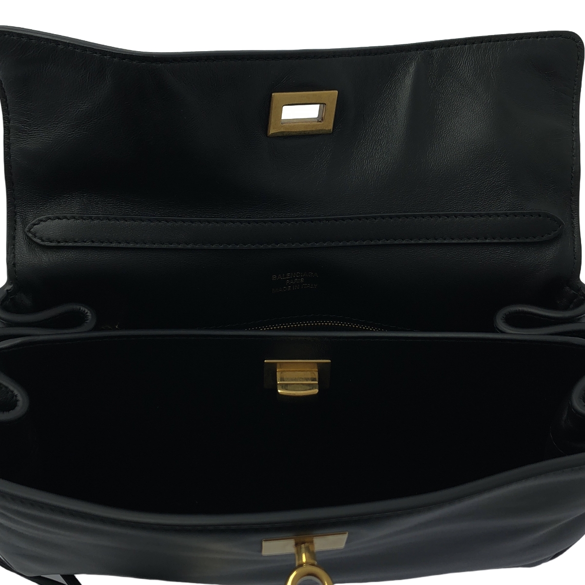 BALENCIAGA / バレンシアガ Rodeo ロデオ / 2way スムースカーフスキン スモール ハンドバッグ