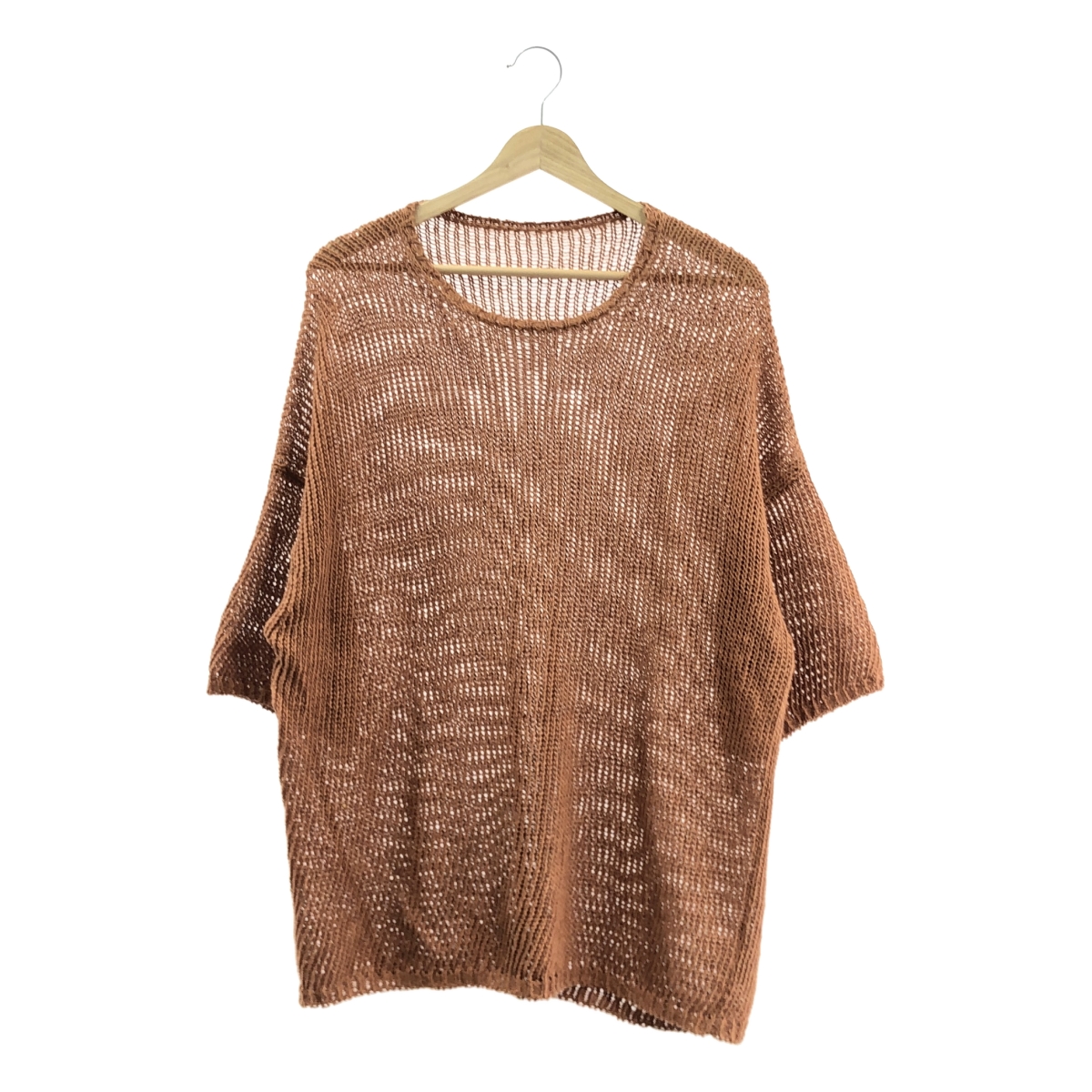 ARTS&SCIENCE / アーツアンドサイエンス リネン オーバー ニット カットソー