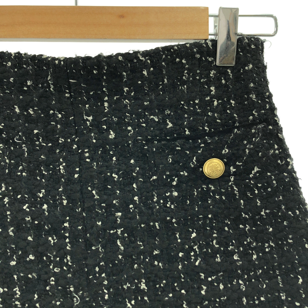 その他 ツイード メタルボタン ショートパンツ