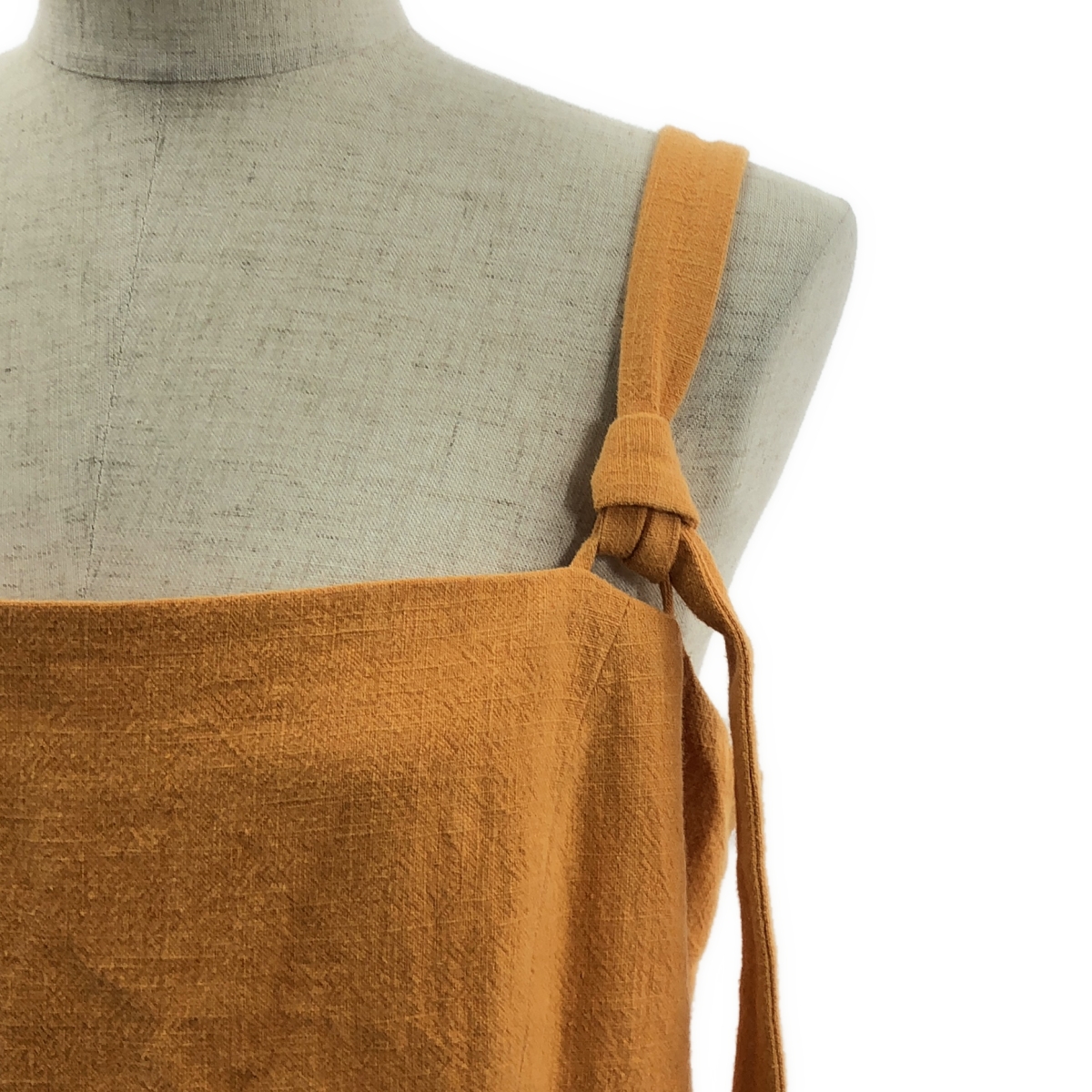 LUDLOW / ラドロー リネンコットン 変形 キャミソール ワンピース