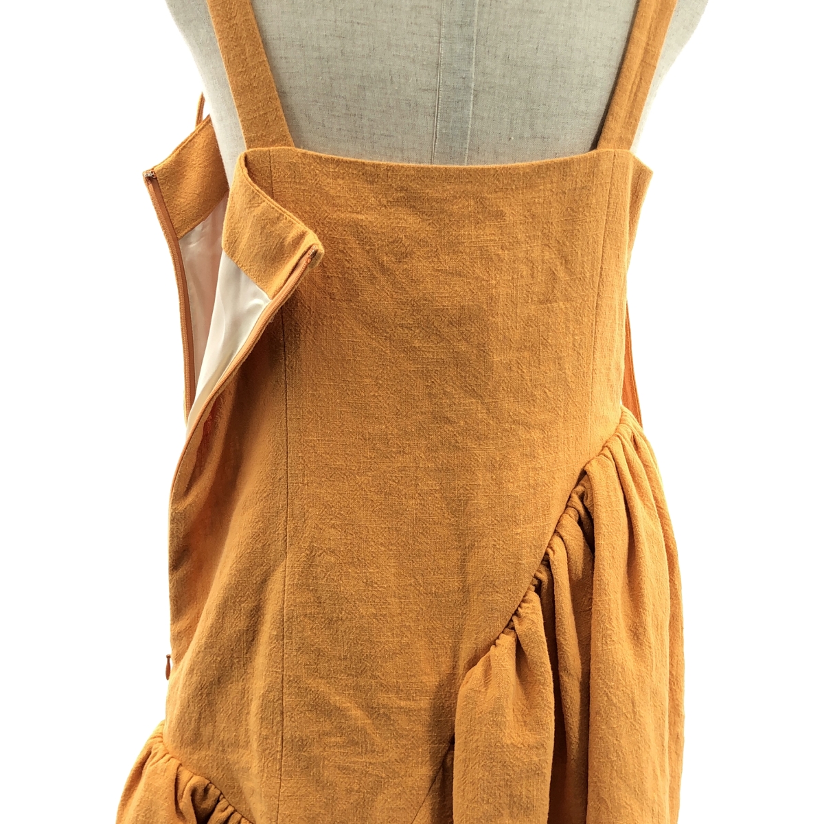 LUDLOW / ラドロー リネンコットン 変形 キャミソール ワンピース